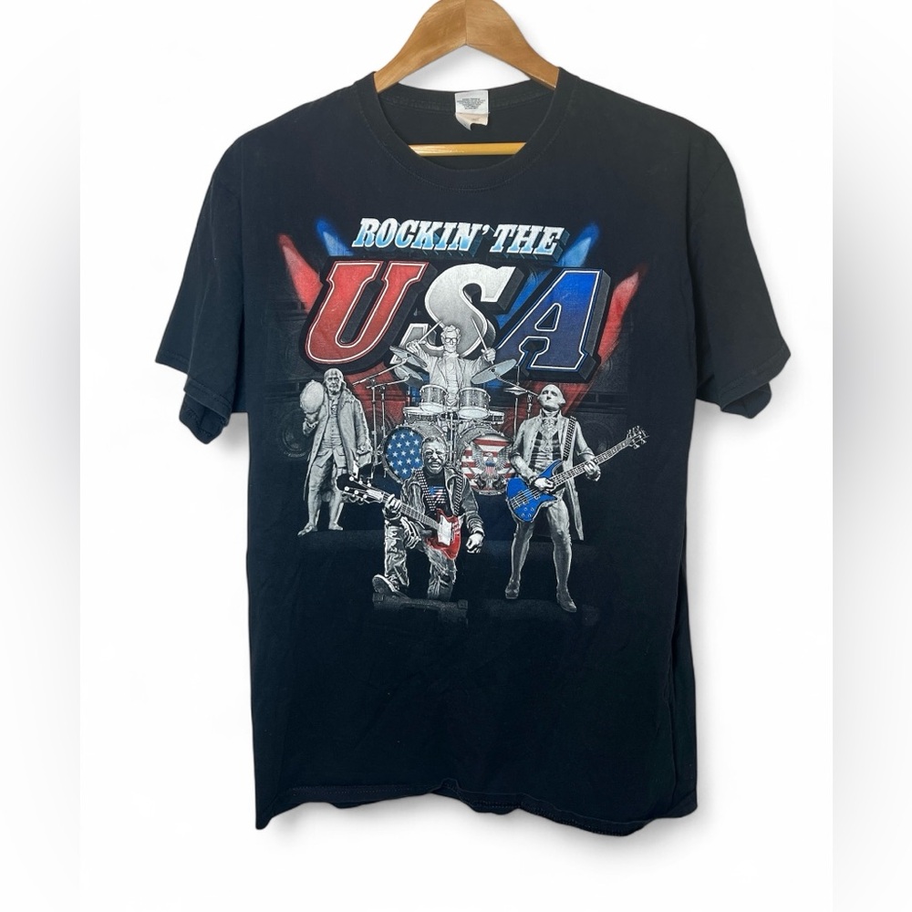 Rockin' The USA Band‎ of Presidents America Music Concert Patriotic L Vintage